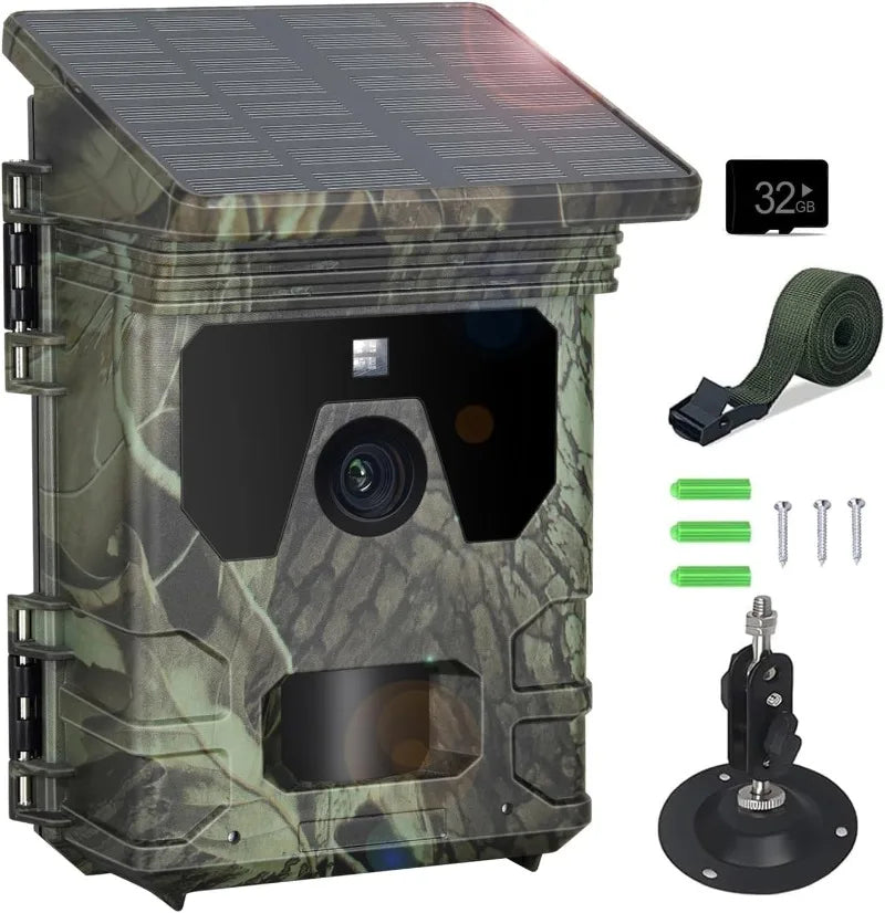 Solar-Powered Wildlife Trail Camera