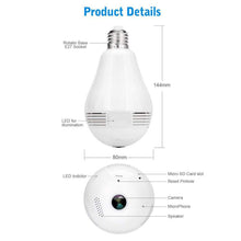 Afbeelding in Gallery-weergave laden, SpyGuard Light Bulb Camera
